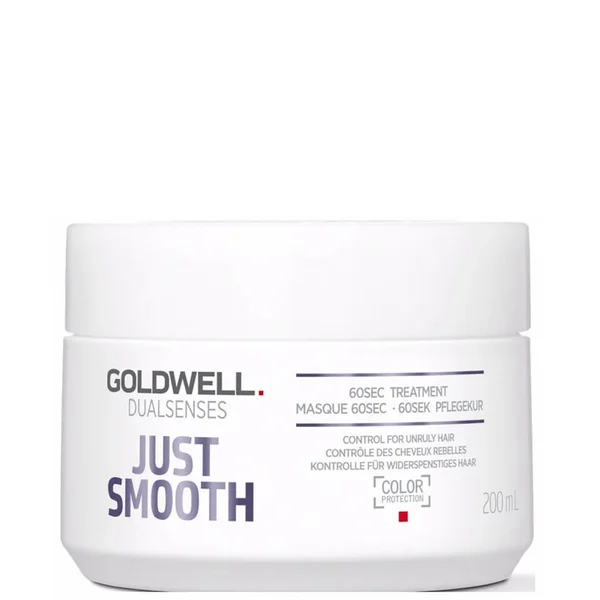 Goldwell Dualsenses Just Smooth 60Sec Treatment Mask 200ml For Smoothing Unruly Frizzy Hair