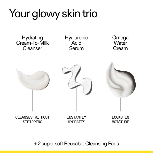 INKEY Face Glow Hard Trio (Worth £28.50)