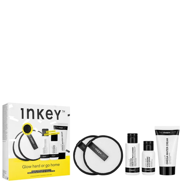 INKEY Face Glow Hard Trio (Worth £28.50)