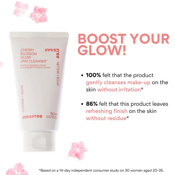 INNISFREE Cherry Blossom Glow Jam Cleanser 150ml