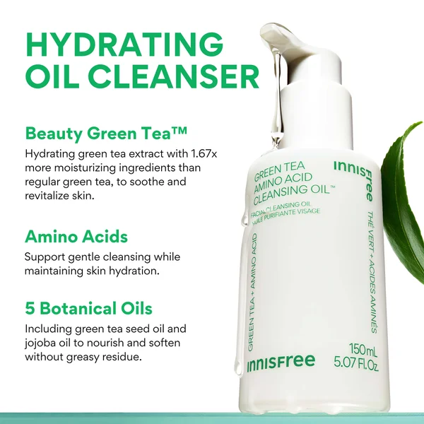 INNISFREE Green Tea Amino Acid Cleansing Oil 150ml