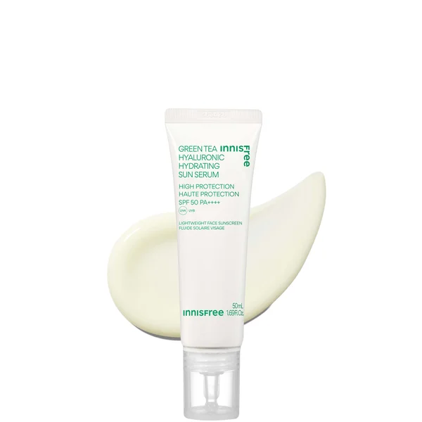 INNISFREE Green Tea Hyaluronic Moist Sun Serum SPF50 50ml