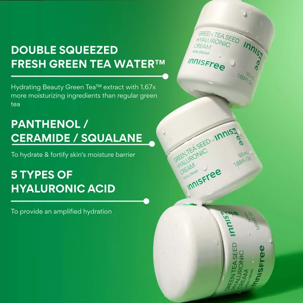 INNISFREE Green Tea Seed Hyaluronic Cream 50ml