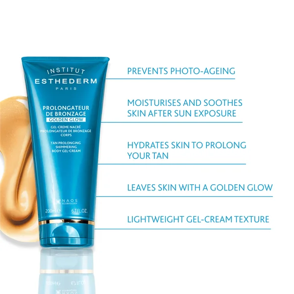Institut Esthederm Tan Prolonging Shimmering Body Gel Cream 200ml