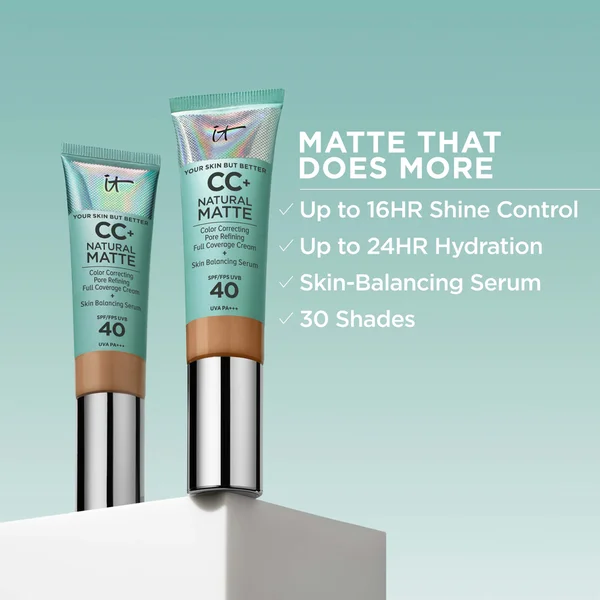 IT Cosmetics Your Skin But Better CC+ Natural Matte 32 Ml (Various Shades)