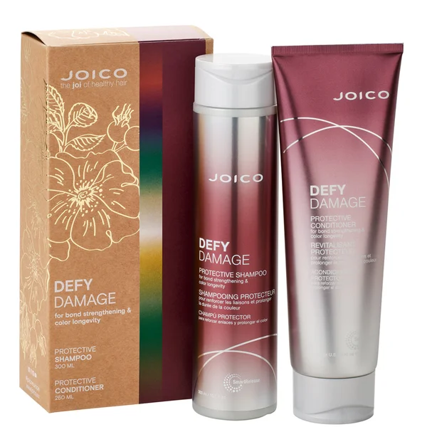 JOICO Defy Damage Gift Set Shampoo 300ml & Conditioner 250ml (Worth £46)
