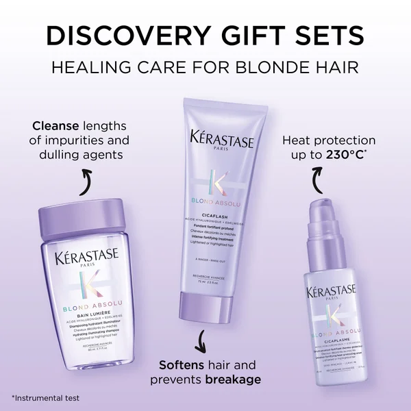 Kérastase Blond Absolu Discovery Gift Set For Blonde Hair