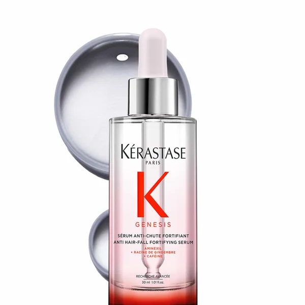 Kérastase Genesis Serum Anti-Chute Fortifiant Serum 90ml With Mini Deluxe Genesis Shampoo 30ml & Scalp Brush