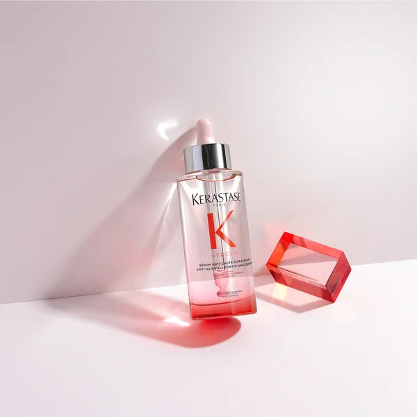 Kérastase Genesis Serum Anti-Chute Fortifiant Serum 90ml With Mini Deluxe Genesis Shampoo 30ml & Scalp Brush