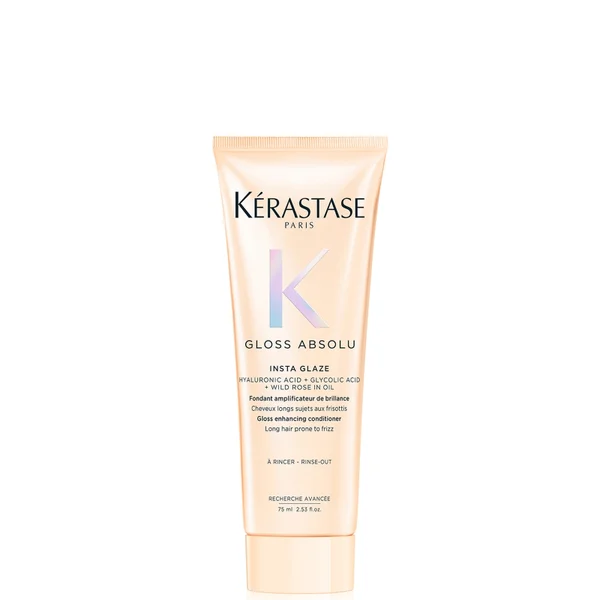 Kérastase Gloss Absolu Trio For Glossy Hair Glaze Drops Hair Oil & Travel Size Shampoo & Conditioner (Worth £68.80)