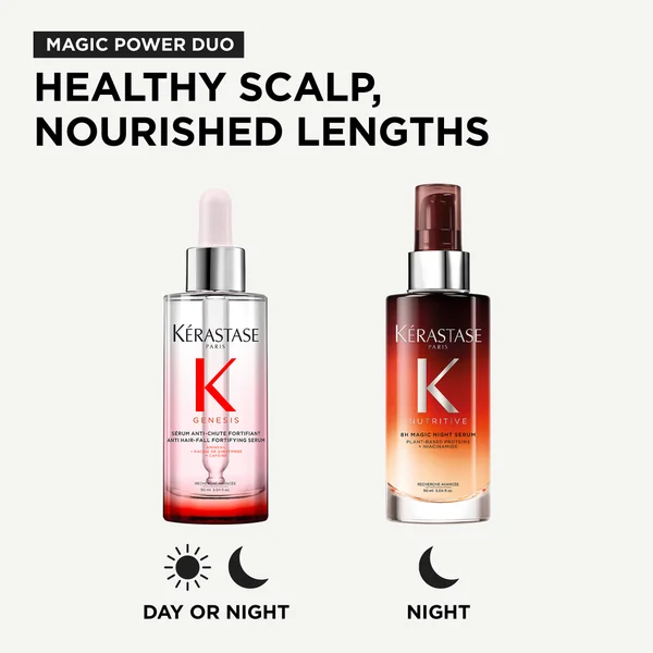 Kérastase Magic Power Duo Genesis Anti-Chute Fortifiant Serum 90ml And Nutritive 8H Night Serum 90ml
