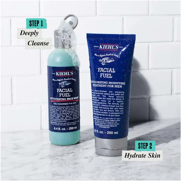 Kiehl's Facial Fuel Face Wash Set (Worth £92)