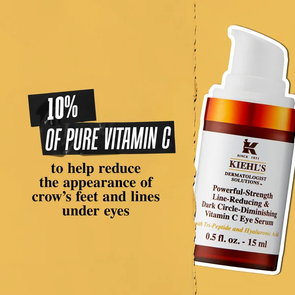 Kiehl's Powerful-Strength Line-Reducing And Dark Circle-Diminishing Vitamin C Eye Serum 15ml