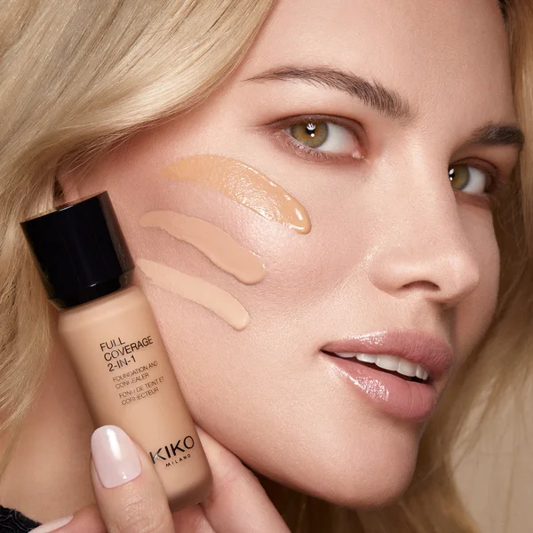 KIKO Milano Full Coverage 2-in-1 Foundation And Concealer 25ml (Various Shades)