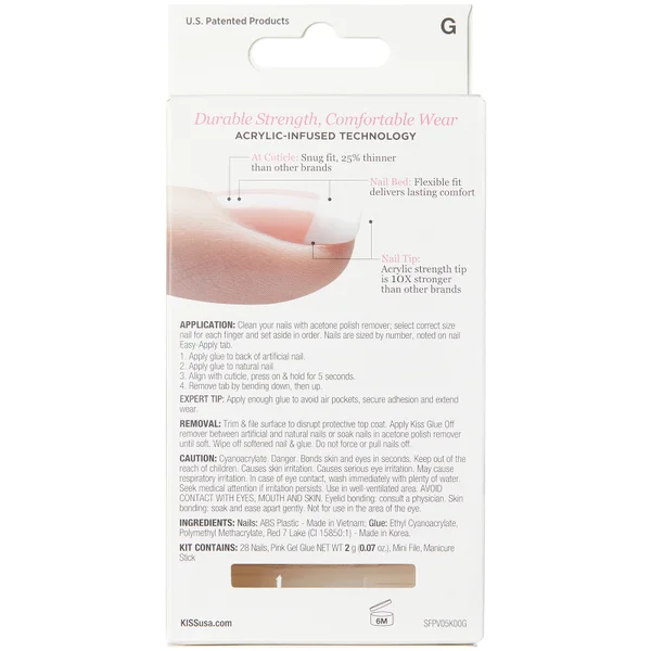 Kiss Salon Acrylic Nail Kit - Crush Hour