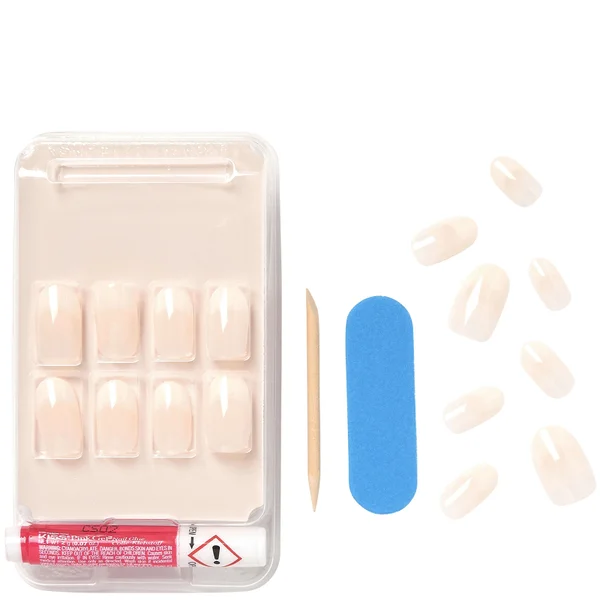 Kiss Salon Acrylic Nude Nails - Graceful