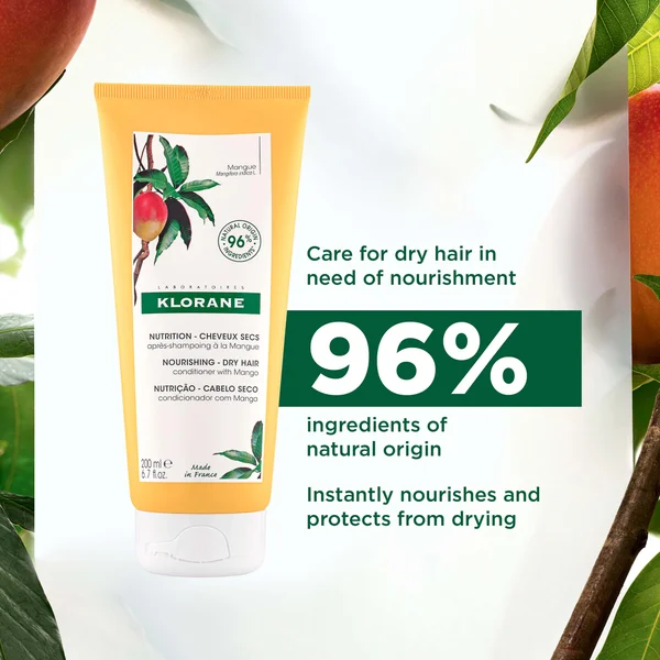 KLORANE Nourishing Conditioner With Mango For Dry Hair 200ml