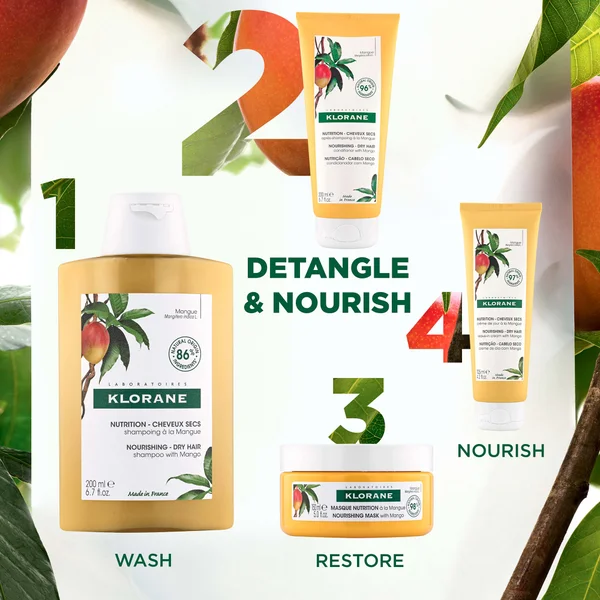 KLORANE Nourishing Conditioner With Mango For Dry Hair 200ml
