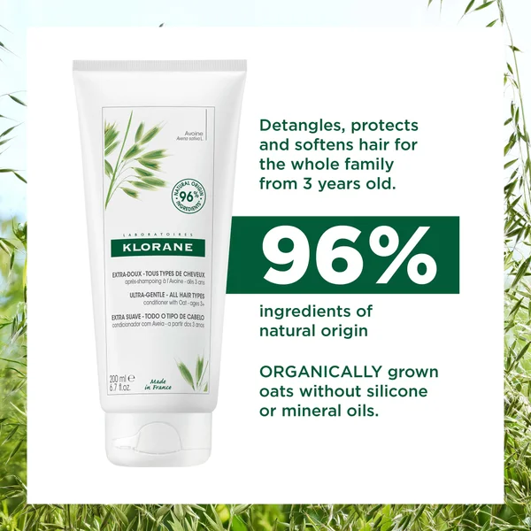 KLORANE Softening Conditioner With Oat Milk For All Hair Types 200ml
