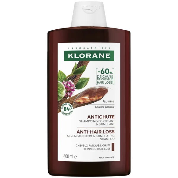 KLORANE Strengthening Shampoo with Quinine and Organic Edelweiss for Hair Thinning Loss 400ml