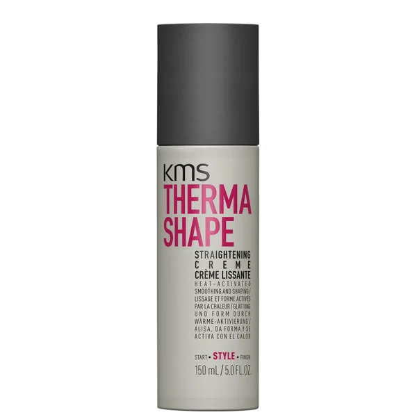 KMS Thermashape Straightening Crème for Smoothing Curly Medium to Thick Coarse Hair 150ml
