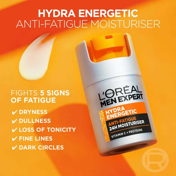 L'Oréal Men Expert Hydra Energetic Daily Anti-Fatigue Moisturising Lotion (50ml)