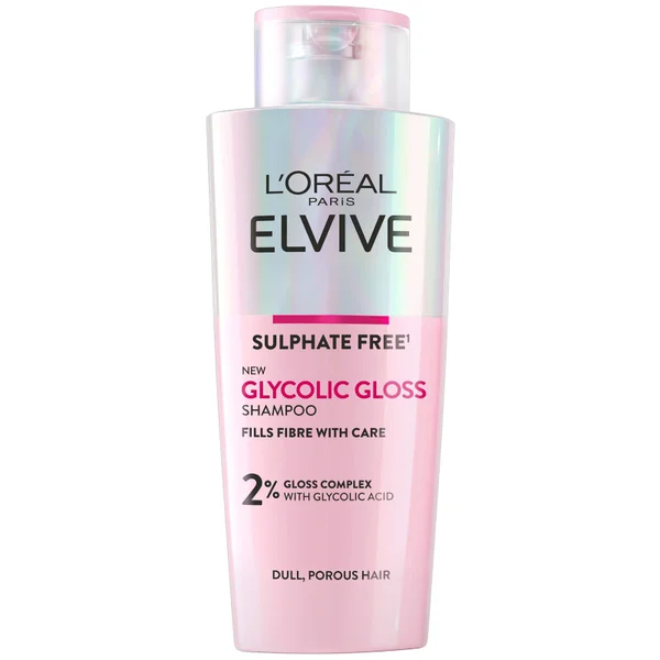 L'Oréal Paris Elvive Glycolic Gloss Shampoo And Conditioner Set For Dull Hair