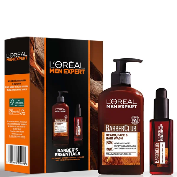 L'Oréal Paris Men Expert Barber's Essentials Grooming Duo Gift Set