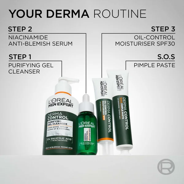 L'Oréal Paris Men Expert Derma Control Routine Bundle