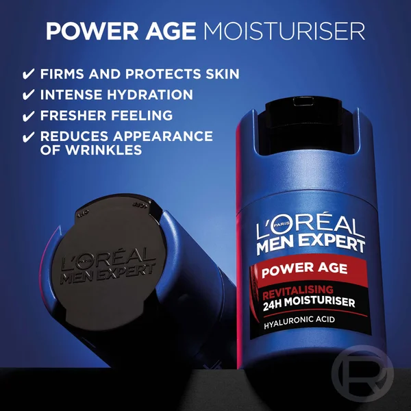 L'Oréal Paris Men Expert Power Age Moisturiser With Hyaluronic Acid 50ml