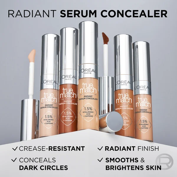 L'Oréal Paris True Match Radiant Serum Concealer 11ml (Various Shades)