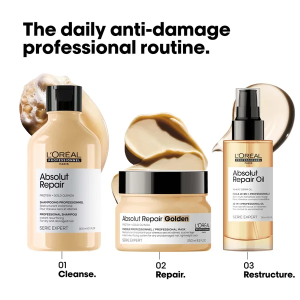 L'Oreal Professionnel Absolut Repair Gold Hydrating Hair Mask For Dry Hair