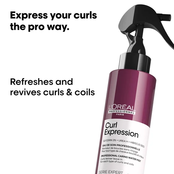 L'Oreal Professionnel Curl Expression Curls Reviver For Curls Coils & Afro Hair