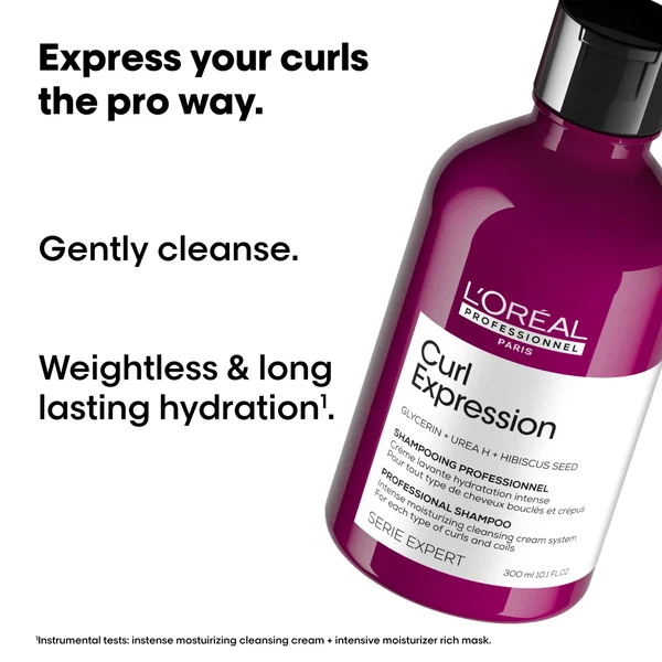 L'Oreal Professionnel Curl Expression Moisturising And Hyrdrating Shampoo For Curls Coils & Afro Hair