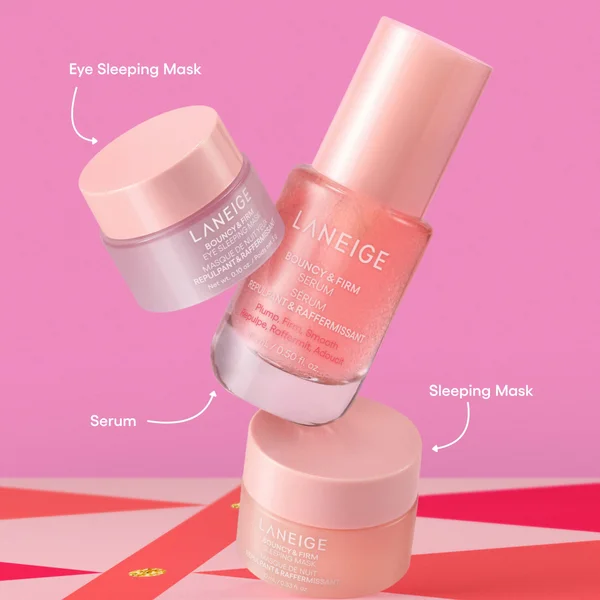 Laneige Bouncy & Firm Mini Skin Treats Set (Worth £29.03)