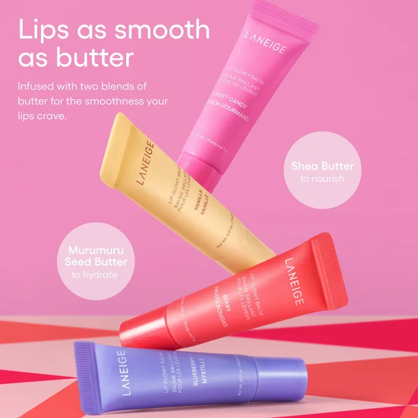 Laneige Mini Lip Glowy Balm Set (Worth £35)