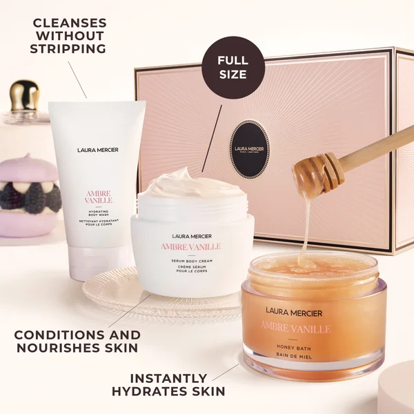 Laura Mercier Delicious & Decadent Ambre Vanille Collection (Worth £91.48)