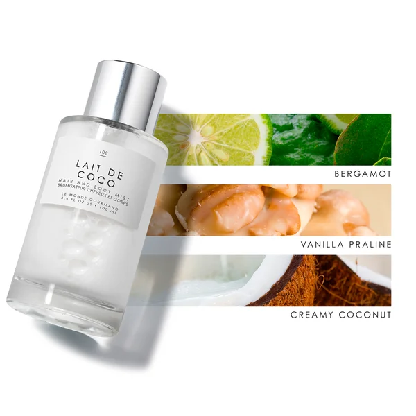 Le Monde Gourmand Lait De Coco Hair & Body Eau De Toilette 100ml