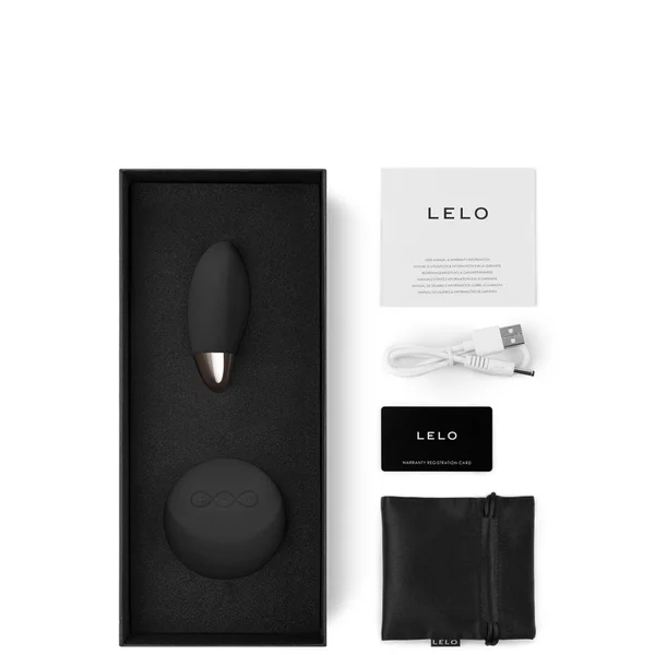 LELO Lyla 2 Sex Bullet Massager - Black With Sense Motion Technology