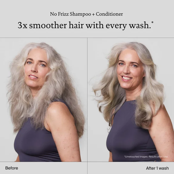 Living Proof No Frizz Shampoo And Conditioner Bundle For Frizz Control Smoothness And Shine