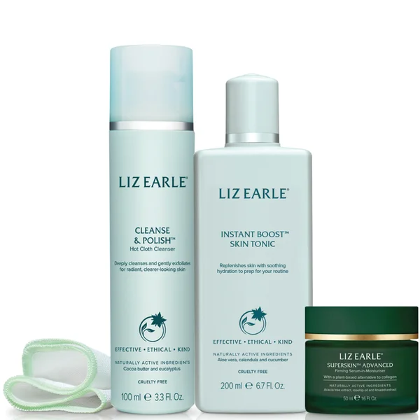 Liz Earle Exclusive Cleanse & Plump Daily Routine