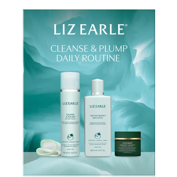 Liz Earle Exclusive Cleanse & Plump Daily Routine