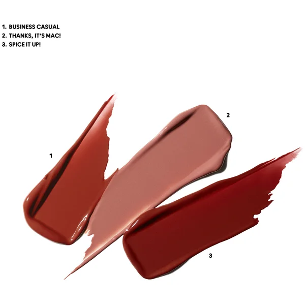 MAC Wildest Gleams Mini Lustreglass Lip Trio Classics (Worth £48)