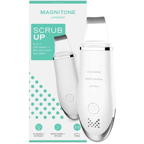 MAGNITONE ScrubUp 3-in-1 Ultrasonic Pore Scrubber and Infuser