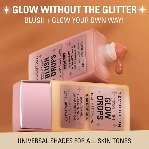 Makeup Revolution Bright Light Glow Drops - Golden Star Dew