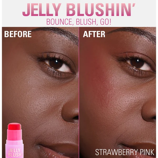 Makeup Revolution Jelly Blush Stick Lip And Cheek Stain 5.5g (Various Shades)