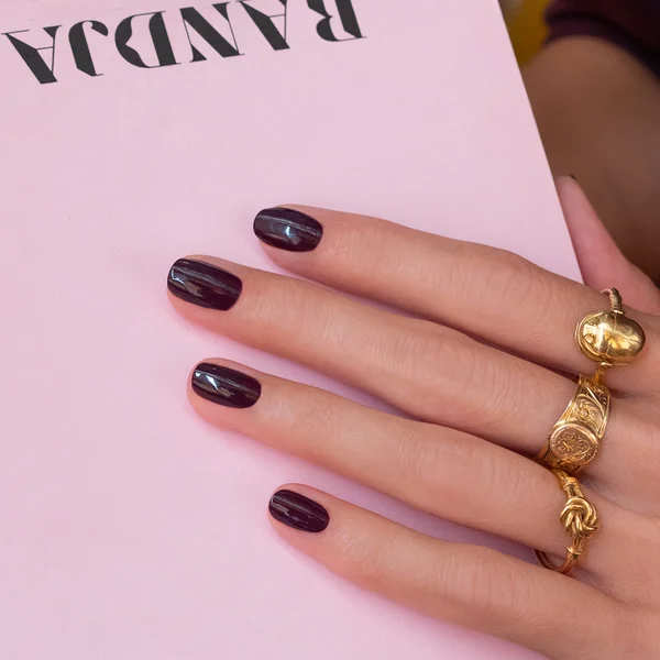 Manucurist Green Flash Polish - Aubergine 15ml