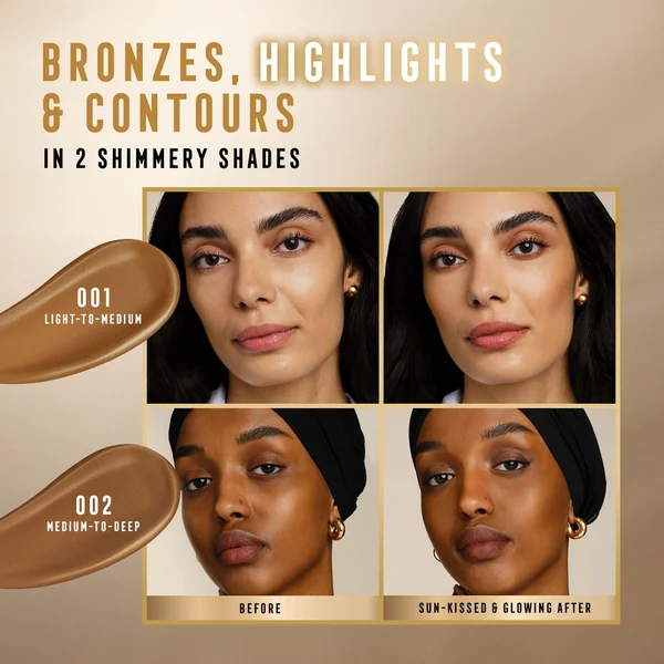 Max Factor Miracle Pure Golden Glow Bronzer 15ml (Various Shades)