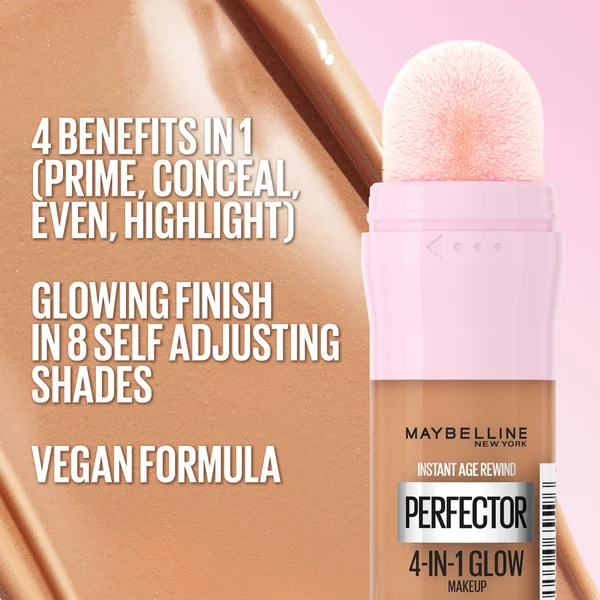 Maybelline Instant Anti Age Perfector 4-in-1 Glow Primer Concealer Highlighter BB Cream 20ml (Various Shades)