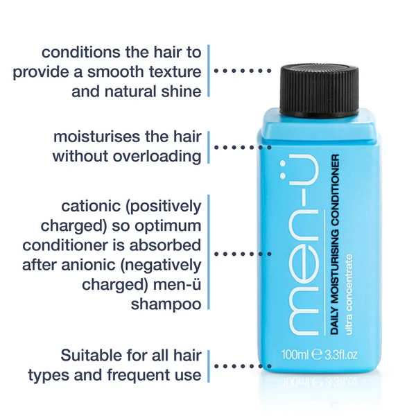 Men-ü Daily Moisturising Conditioner 100ml - Refill